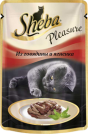 Sheba Pleasure пауч для кошек Говядина/Ягненок по 85гр